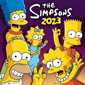 Kalendář 2023 Simpsonovi