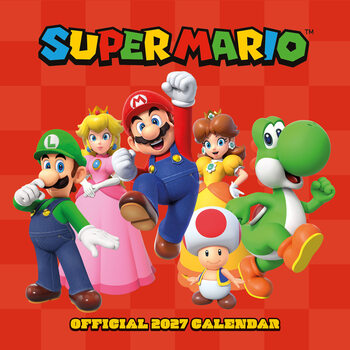 Kalendář 2027 Super Mario