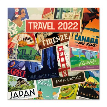 Kalendář 2022 Travel Vintage