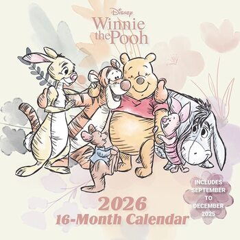 Kalendář 2026 Winnie the Pooh