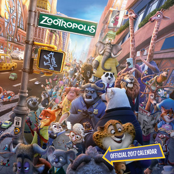 Kalendár 2027 Zootropolis