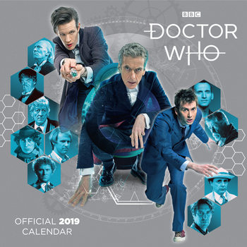 Doctor Who Kalendarz 2019 | Kup na Posters.pl Doctor Who Kalendarz 2019