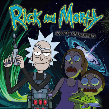Rick And Morty Kalendarz 2019 | Kup na Posters.pl Rick And Morty Kalendarz 2019
