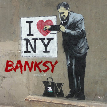 Kalendarz 2016 Banksy Street Art