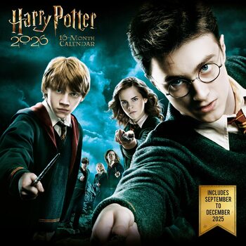 Kalendarz 2026 Harry Potter - Movie Artwork