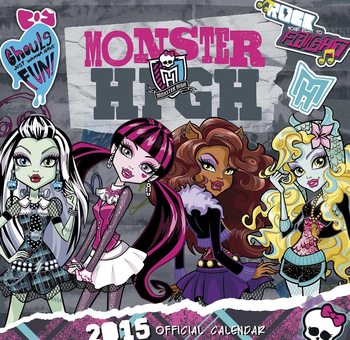 Kalendarz 2027 Monster High