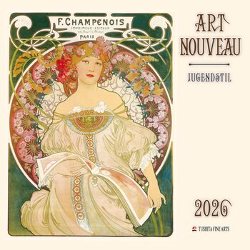 Kalender 2026 Art Nouveau
