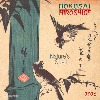 Kalender 2026 Hokusai Hiroshige - Nature's Spell