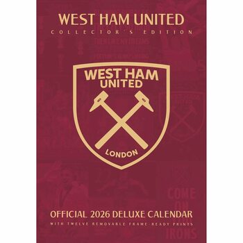 Kalender 2026 West Ham United FC - Deluxe