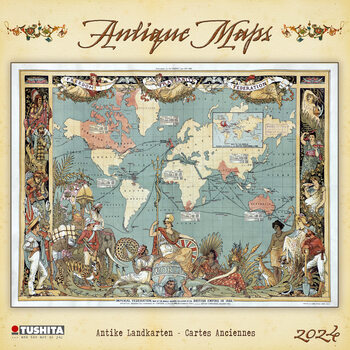 Kalender 2024 Antique Maps