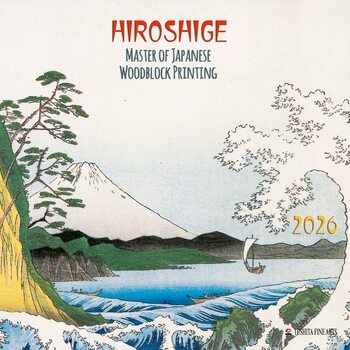 Kalender 2026 Hiroshige - Japanese Woodblock Printing