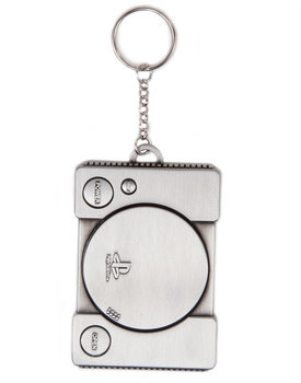 Keychain PlayStation - Console Metal