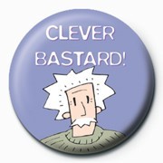Kitűző Clever Bastard