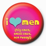 Kitűző I LOVE MEN