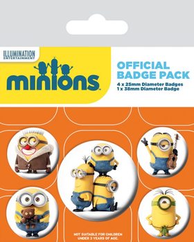 Minyonok (Gru) - Characters kitűző