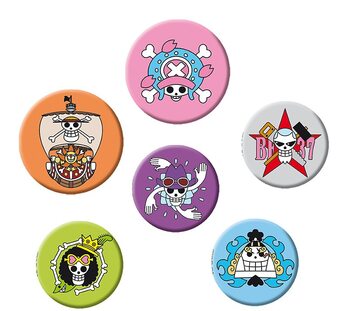 Kitűző készlet One Piece - Skulls