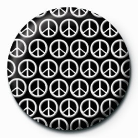 Kitűző PEACE (MULTI)