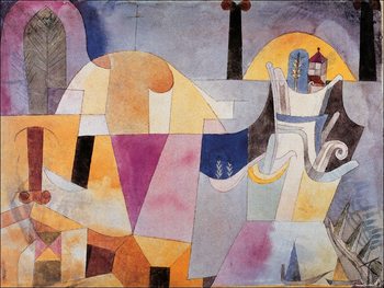 Εκτύπωση έργου τέχνης  Klee - Paesaggio con colonne