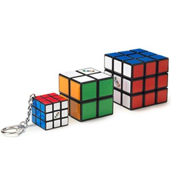 Klíčenka Rubikova kostka sada Trio 3x3 + 2x2 + 3x3 Přívěšek
