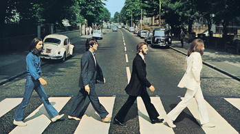 Stickers BEATLES - abbey road