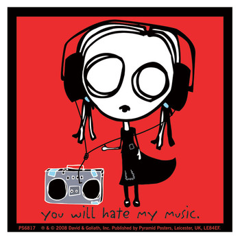 Stickers EVE.L - hate my music