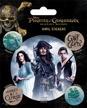 Stickers Pirates of the Caribbean - Captain Jack Sparrow