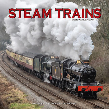 Koledar 2023 Steam Trains