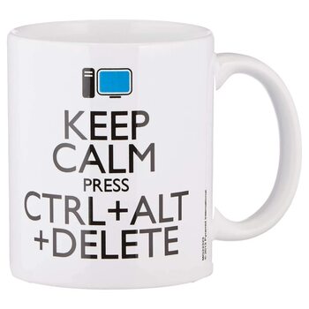 Kubek Keep Calm Press Ctrl Alt Delete