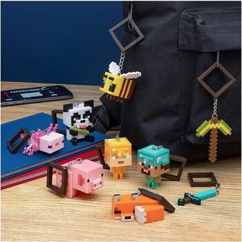 Kulcstartó Minecraft – Backpack Buddies | Blind Box