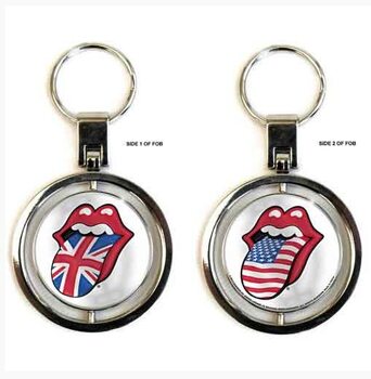 Kulcstartó Rolling Stones - UK & US Tongues