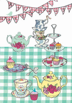 High tea birthday, 2013 Kunsttrykk