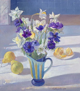 Spring Flowers and Lemons, 1994 Kunsttrykk