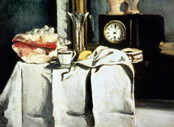 The Black Marble Clock, c.1870 Kunsttrykk