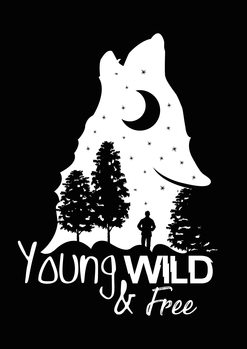 Kunstfotografier Young, Wild & Free - Black