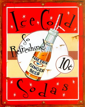 Kunsttrykk Ice Cold Sodas