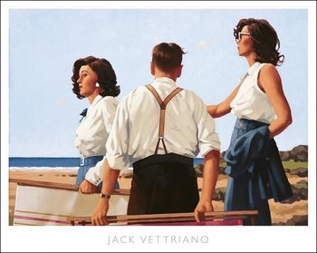 Jack Vettriano - Young Hearts Kunsttrykk