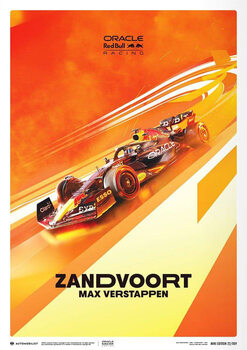 Kunsttrykk Oracle Red Bull Racing - Max Verstappen - Dutch Grand Prix - 2022