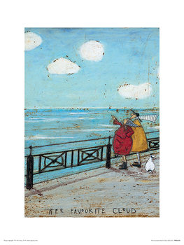 Sam Toft - Her Favourite Cloud Kunsttrykk