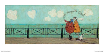 Sam Toft - Her Favourite Cloud II Kunsttrykk