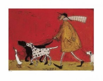 Kunsttrykk Sam Toft - Walkies