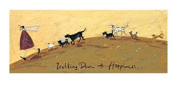 Kunsttrykk Sam Toft - Walking Down To Happiness