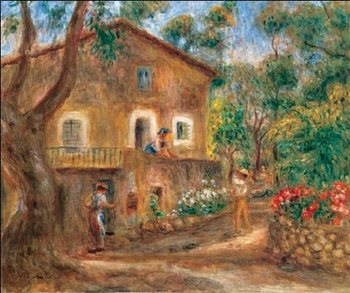 The Collette House in Cagnes, 1912 Kunsttrykk