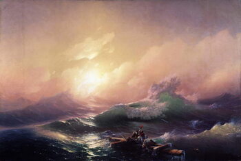 Tricou La neuvieme vague (The ninth wave), 1850
