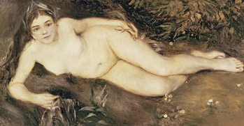 Billede på lærred A Nymph by a Stream, 1869-70