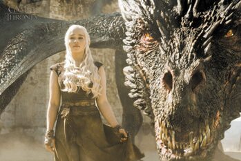 Billede på lærred Game of Thrones - Mother of Dragons