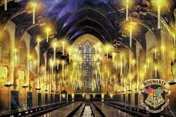 Billede på lærred Harry Potter - Great Hall