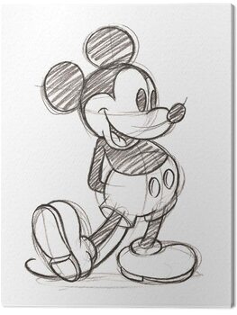 Billede på lærred Mickey Mouse - Single