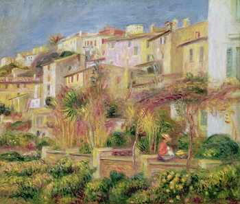 Billede på lærred Terrace in Cagnes, 1905