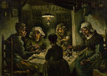 Billede på lærred The Potato Eaters, 1885