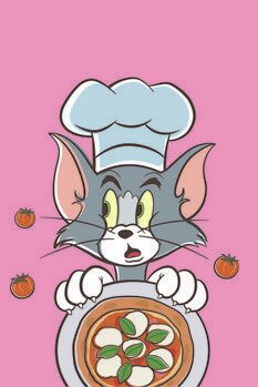 Billede på lærred Tom and Jerry - Chef